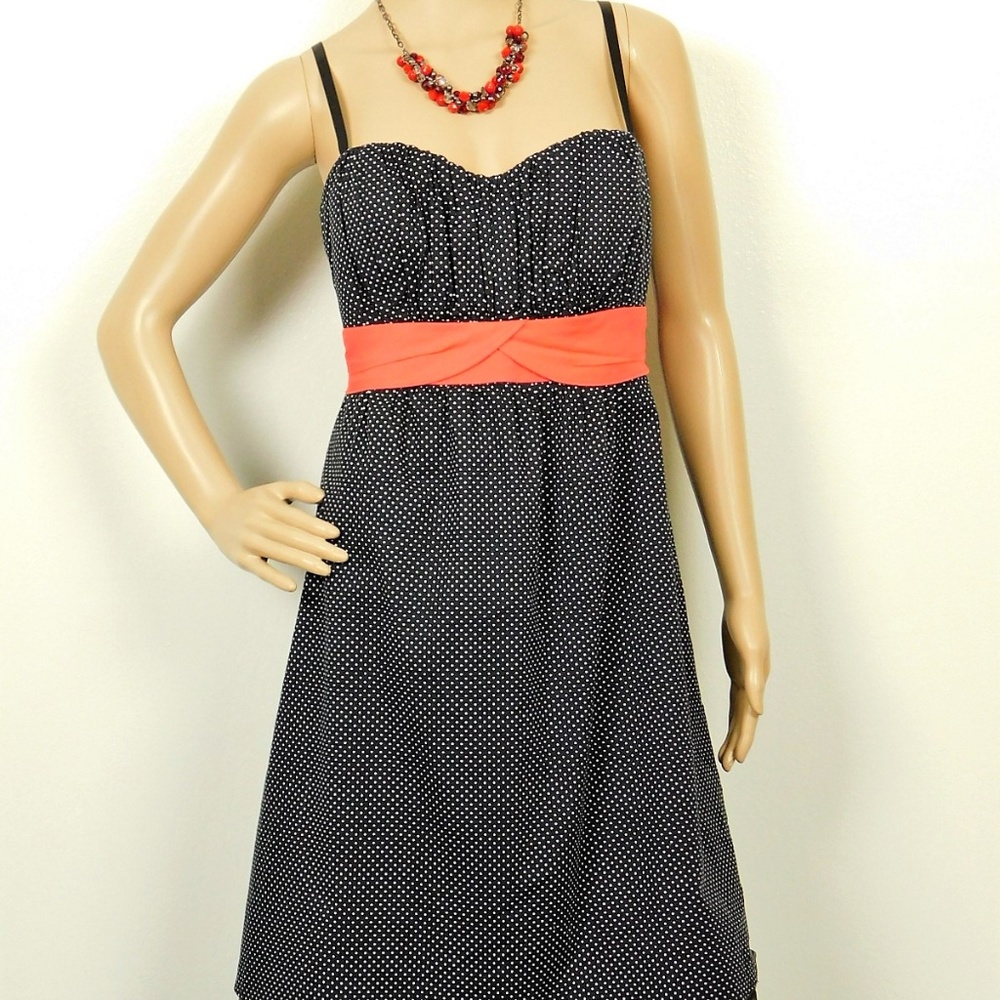 Juniors‎ Polka Dot Fit n Flare Party Dress L 11/12
